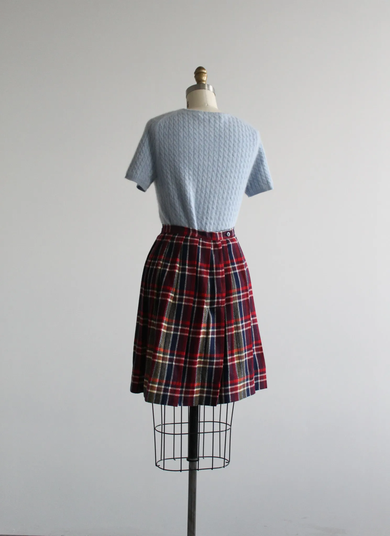 all apologies pleated mini skirt