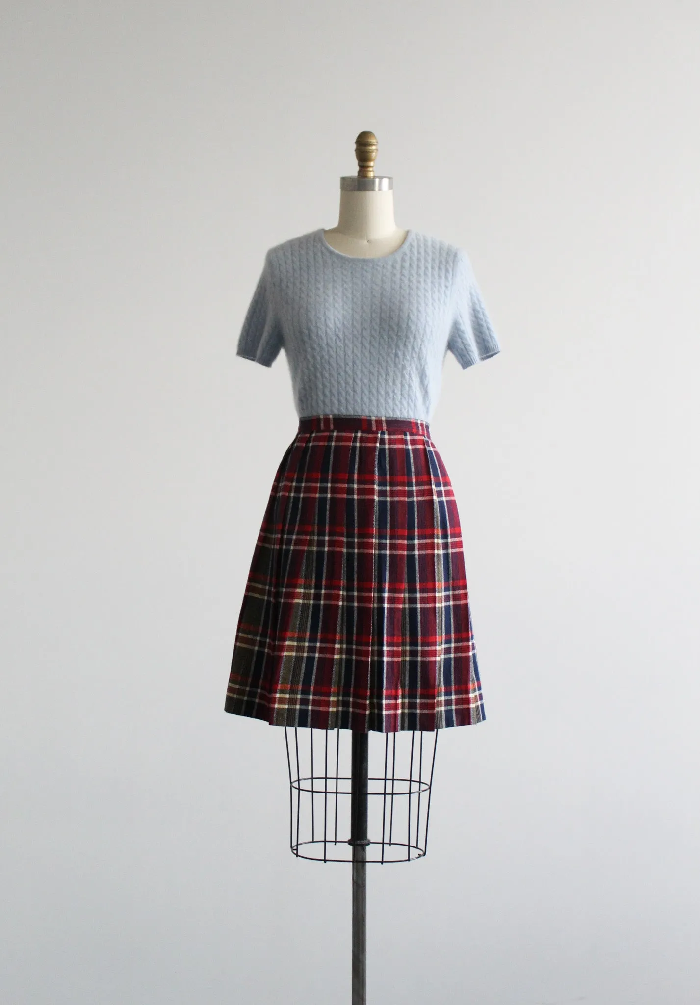 all apologies pleated mini skirt