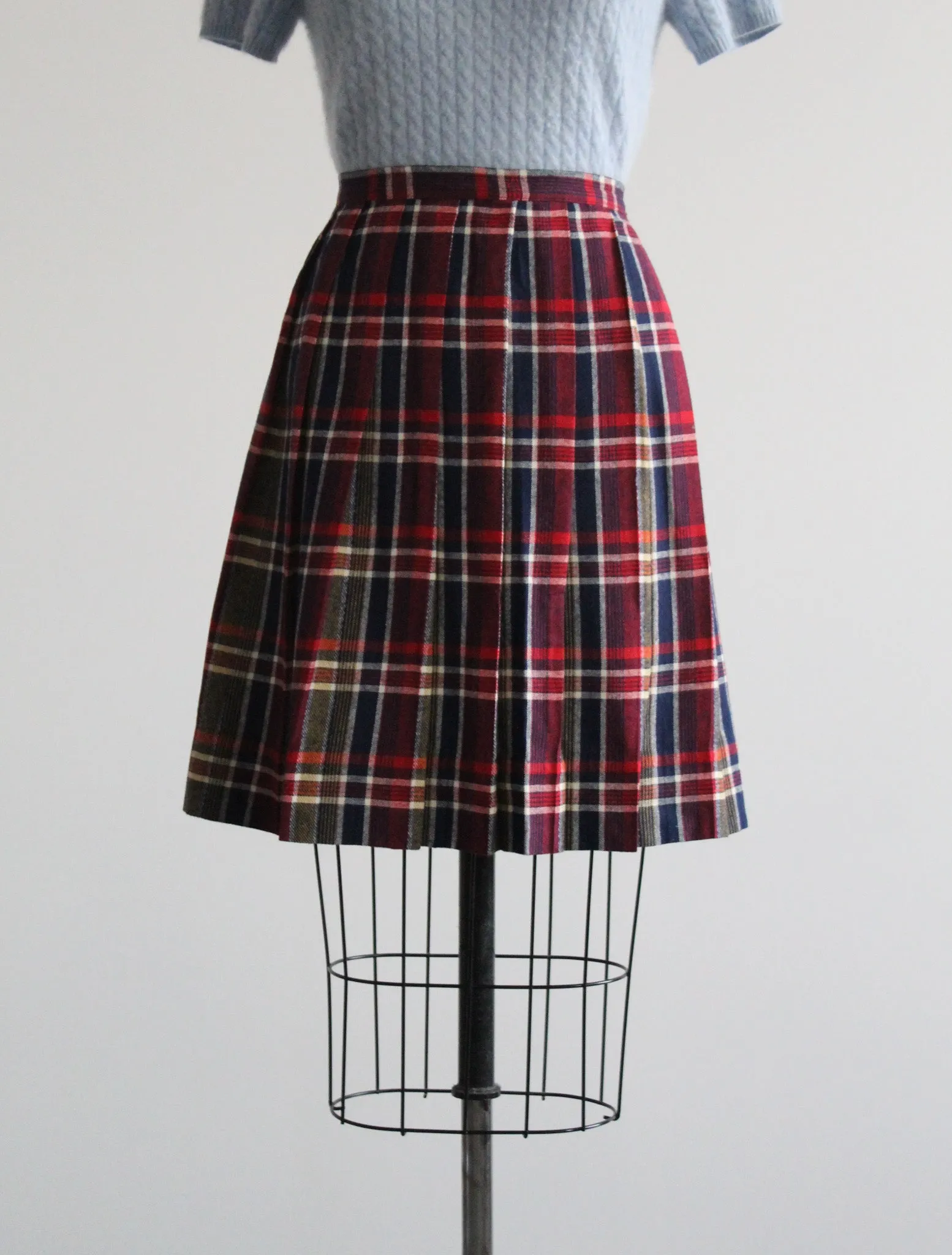 all apologies pleated mini skirt