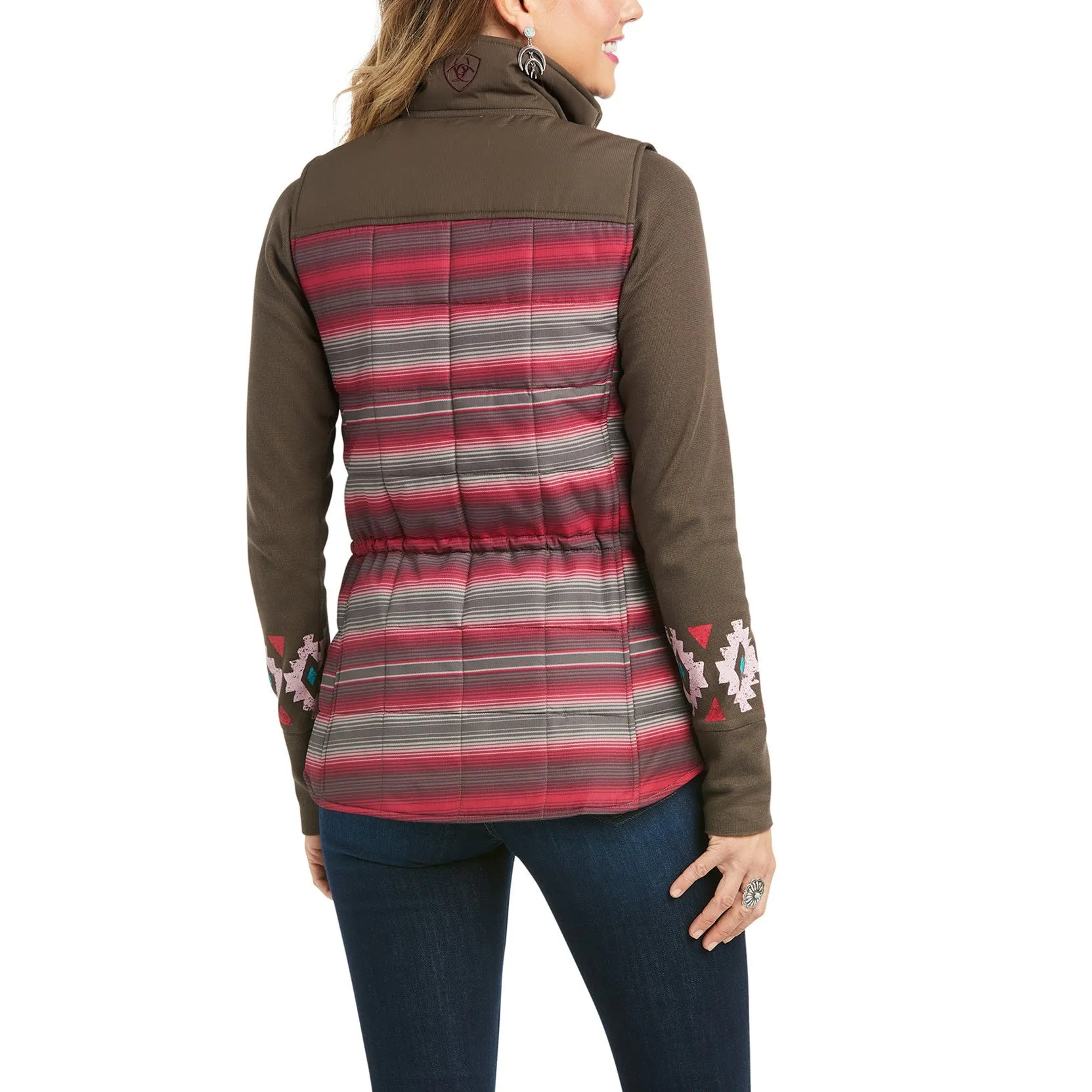 Ariat Ladies REAL Crius Serape Concealed Carry Full Zip Vest 10037468