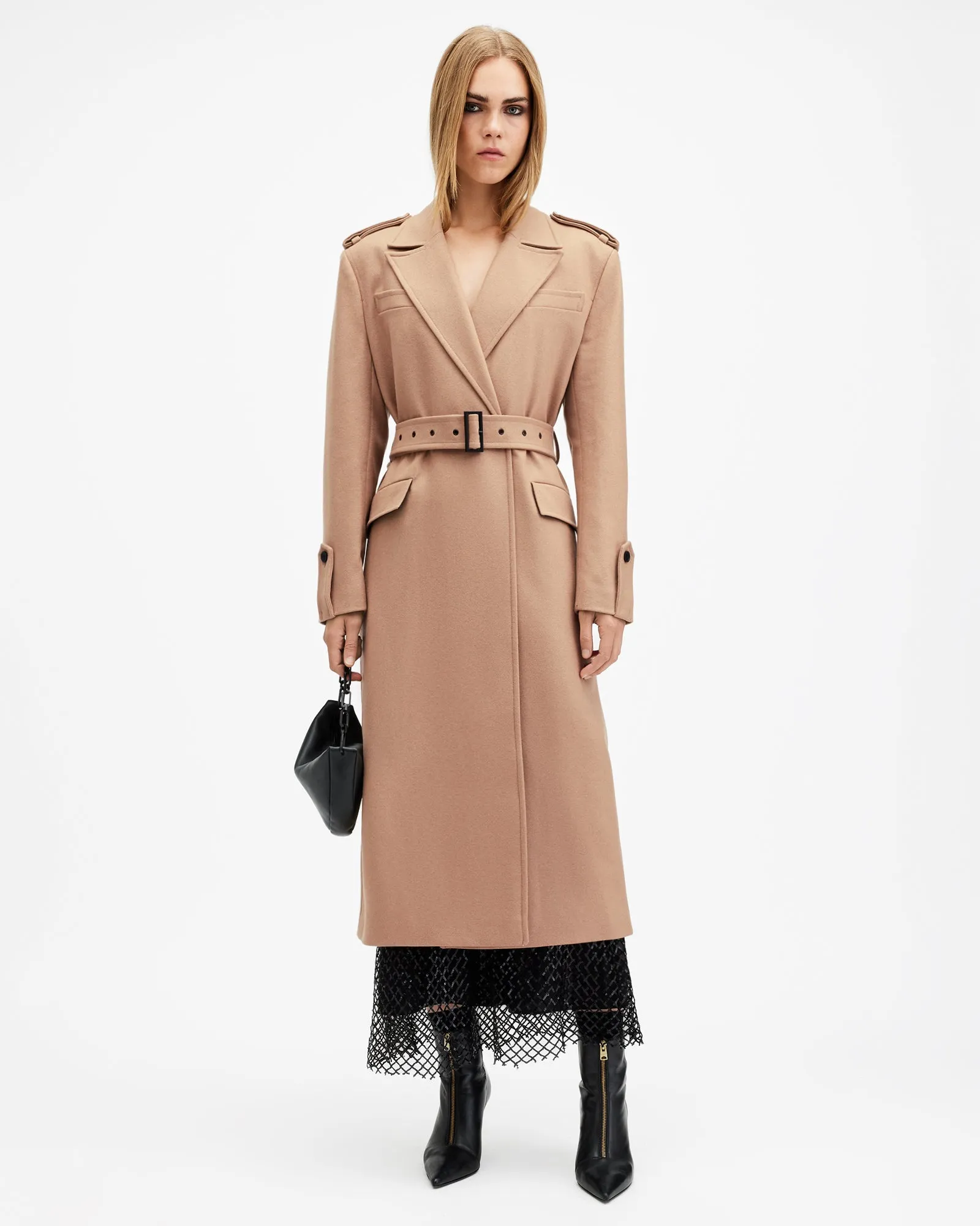 Augusta Cashmere Wool Blend Oversized Coat