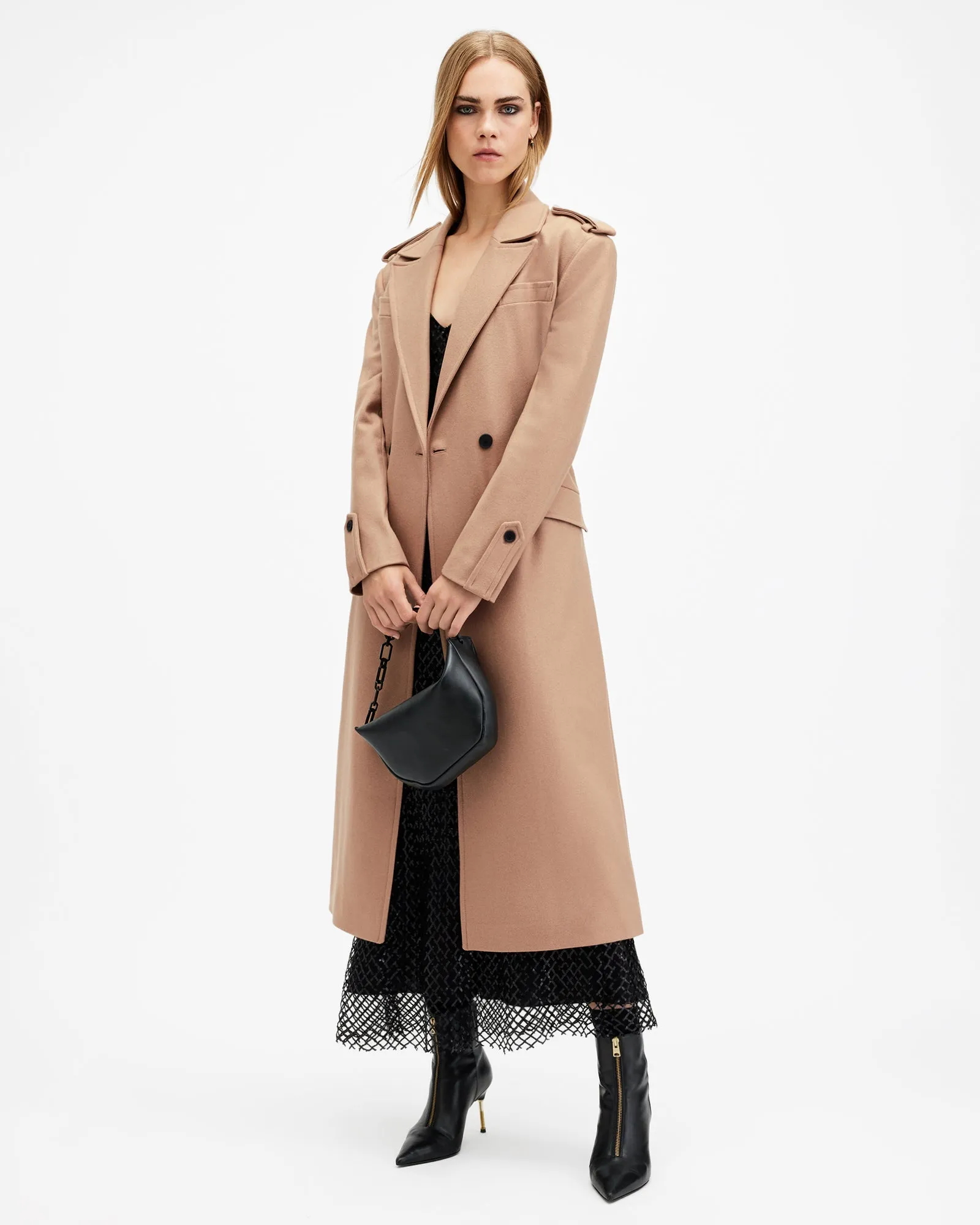 Augusta Cashmere Wool Blend Oversized Coat