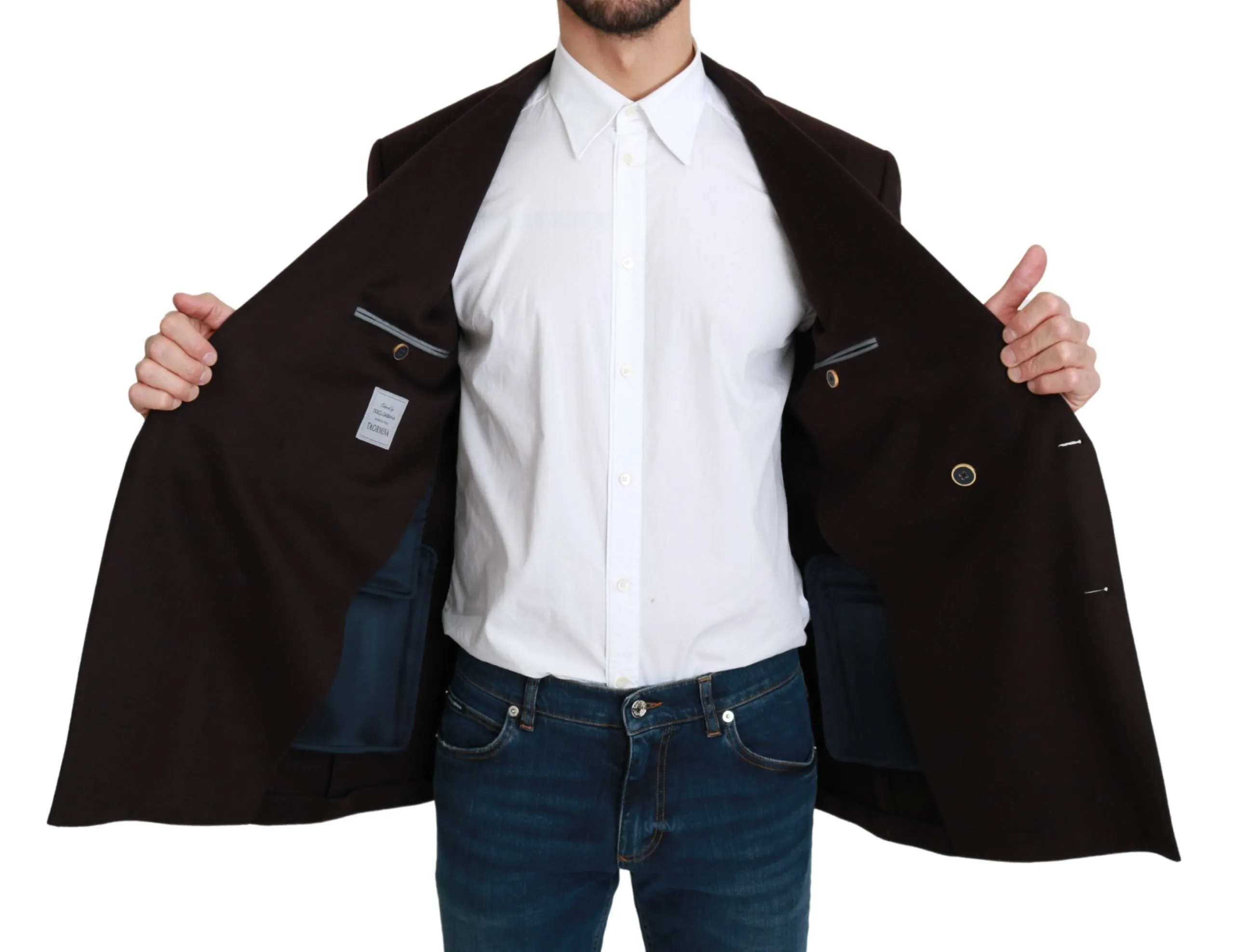 Bordeaux Double Breasted TAORMINA Blazer