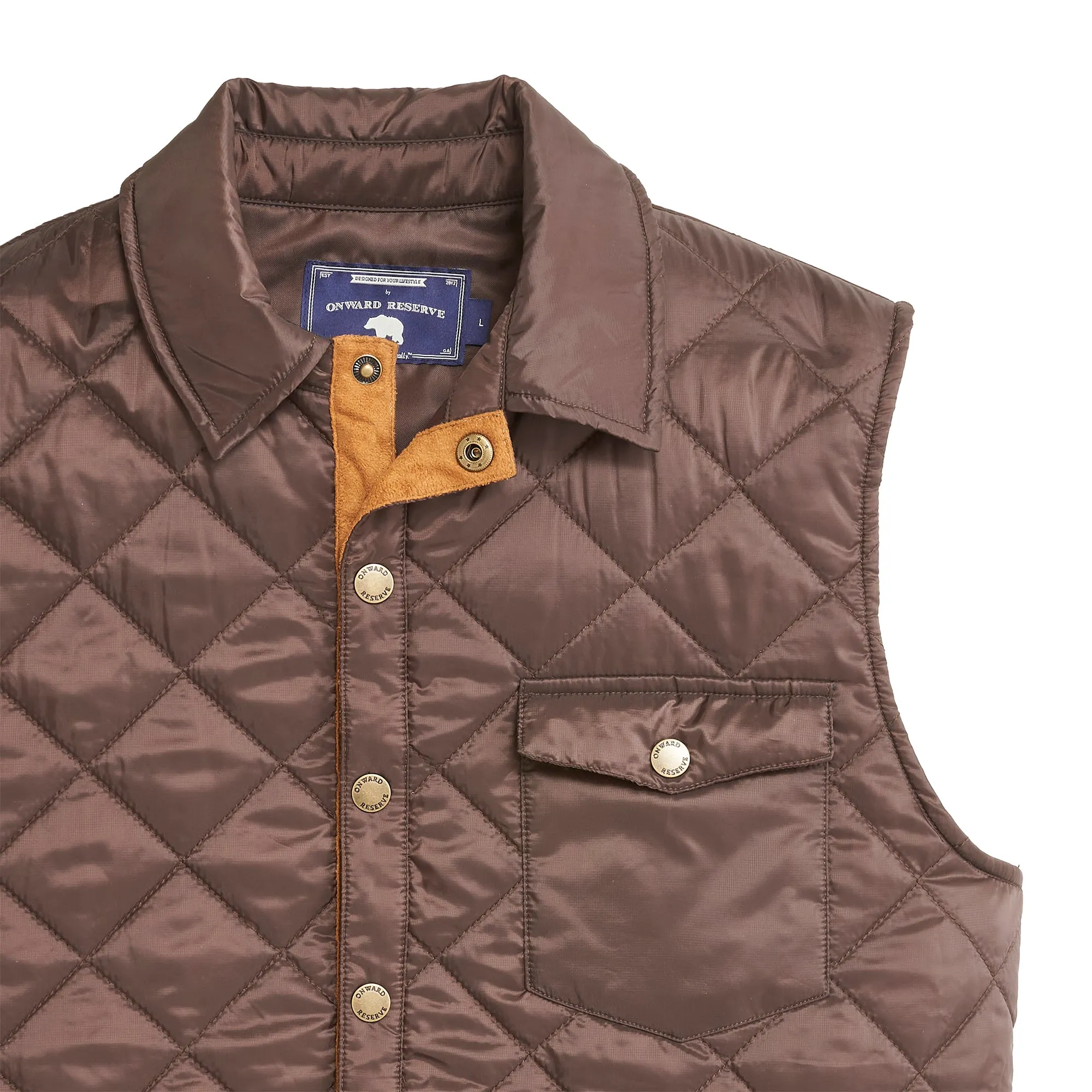 Braswell Vest - Dark Brown