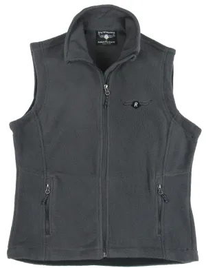 Canyon Fleece - Ladies Zip Vest by Flying R Ranchwear - Gray