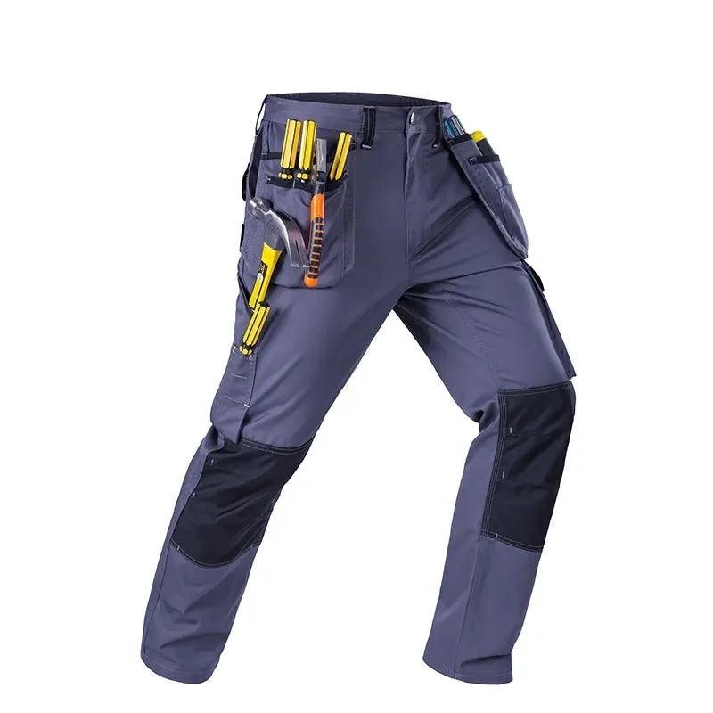 Cargo pants mens casual Working fashion pantalon homme streetwear trousers Hi Vis Outdoor work pant size M-4XL