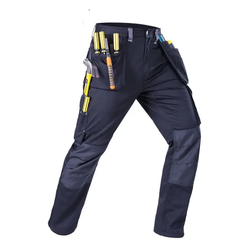 Cargo pants mens casual Working fashion pantalon homme streetwear trousers Hi Vis Outdoor work pant size M-4XL