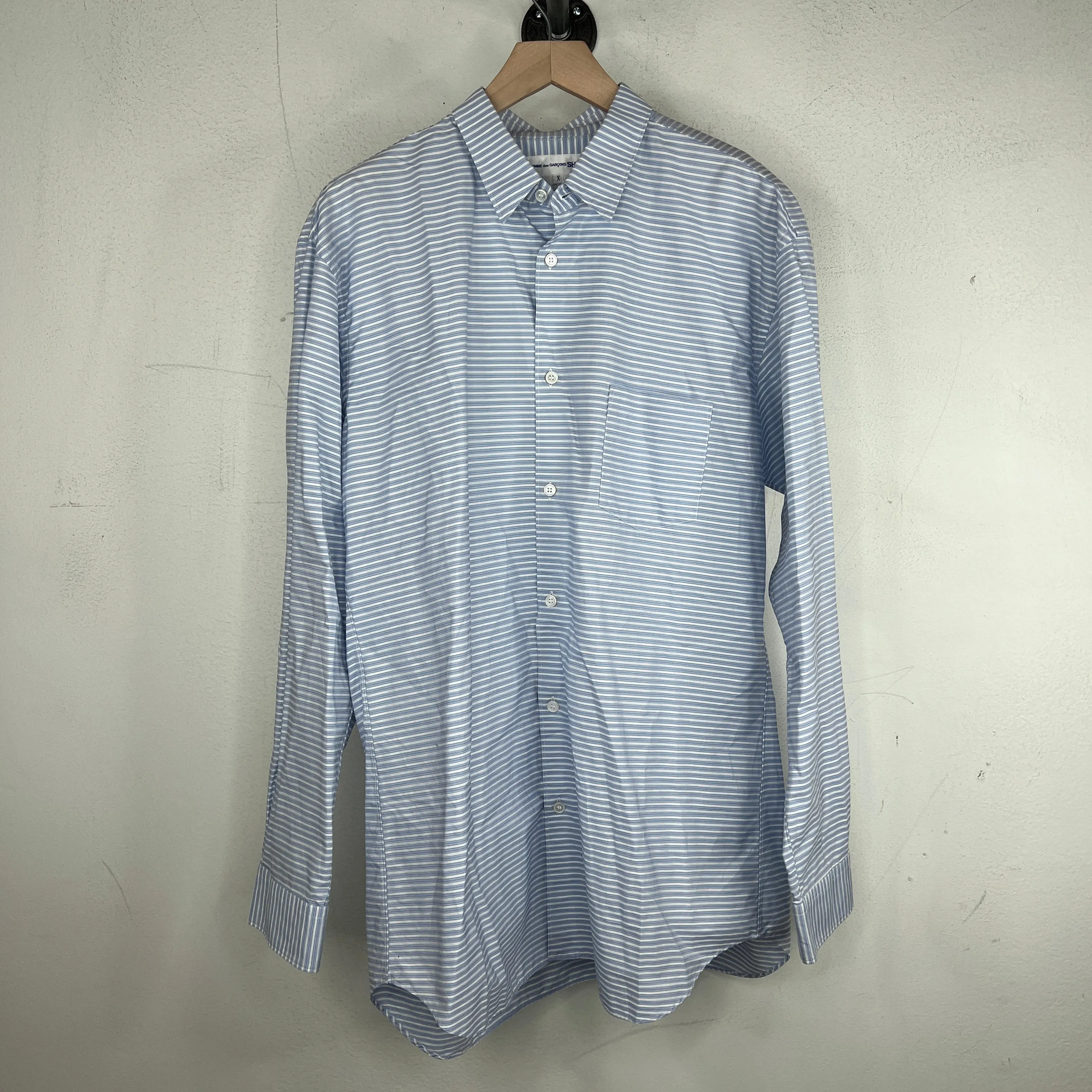 CDG Striped Button Up Shirt