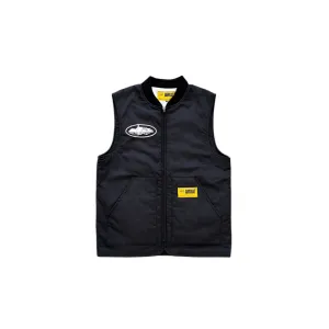 CORTEIZ GUERILLAZ QUILTED VEST BLACK