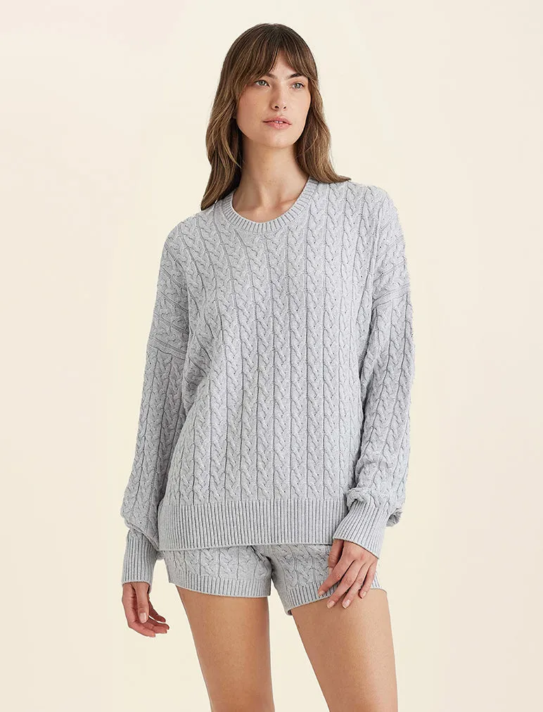 Cosy Cable Cotton Cashmere Jumper