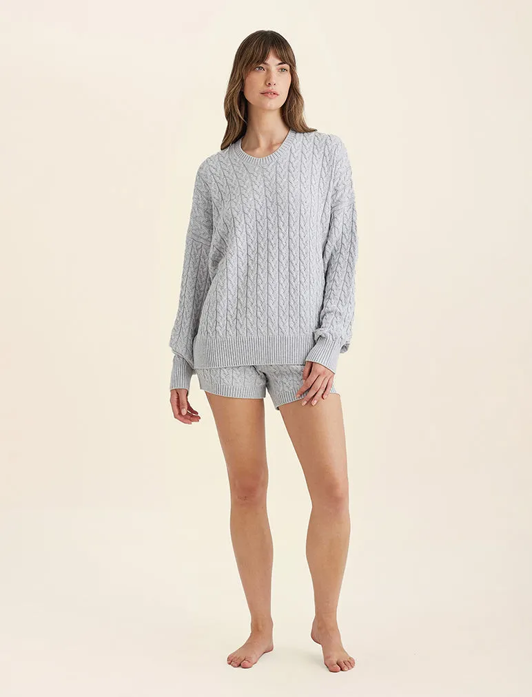 Cosy Cable Cotton Cashmere Jumper