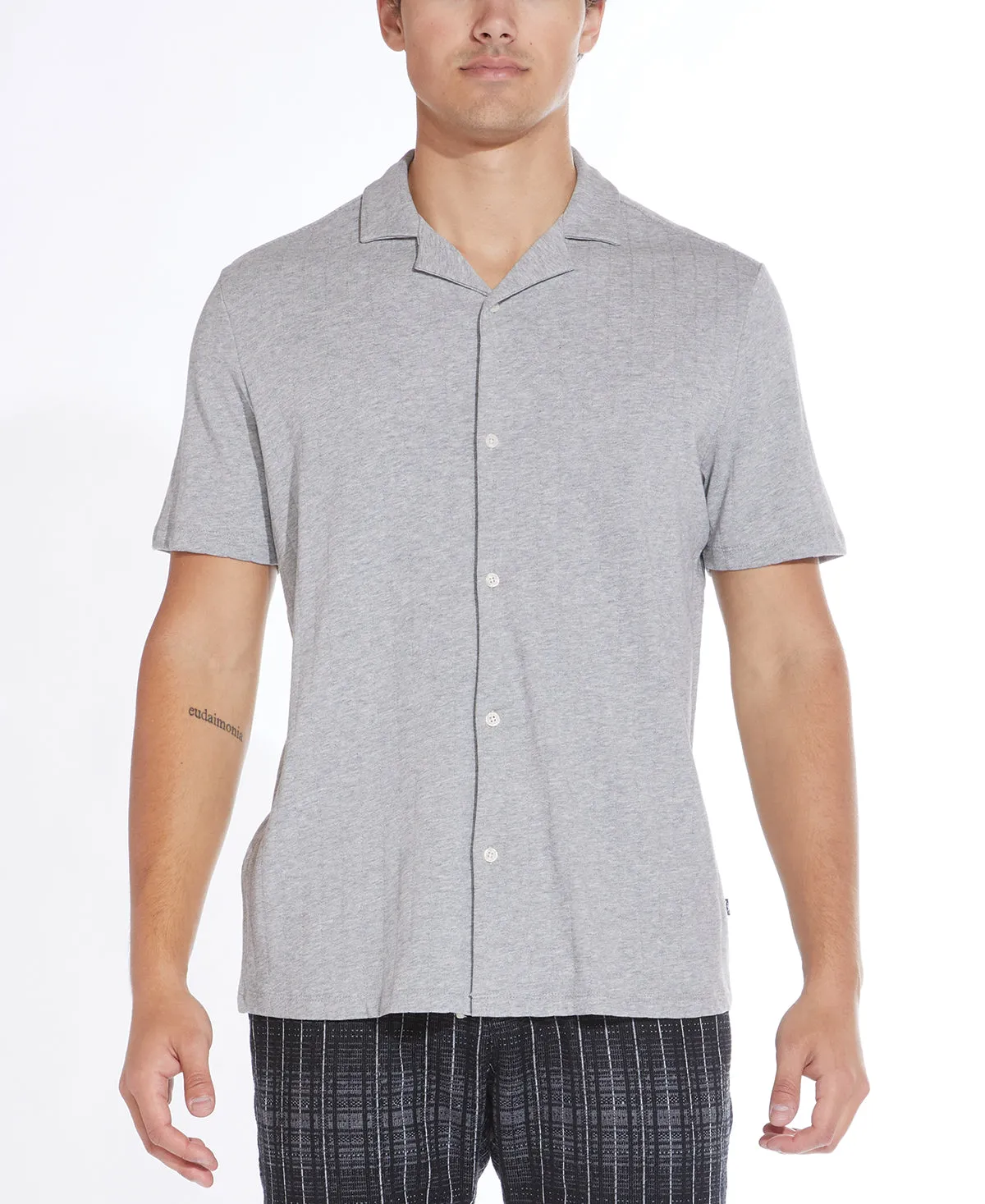 Dawson Knit Resort Shirt (Heather Gray)