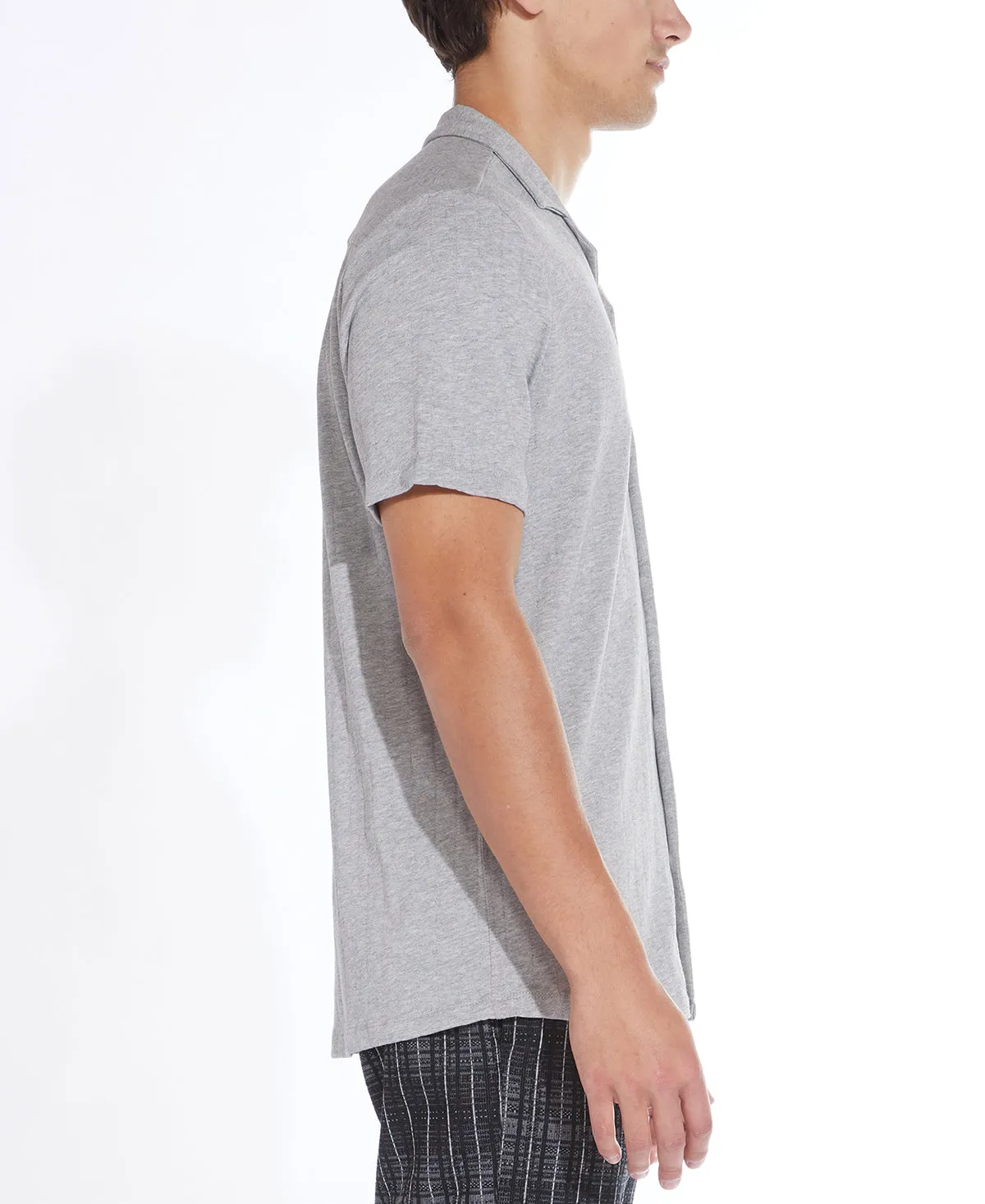 Dawson Knit Resort Shirt (Heather Gray)