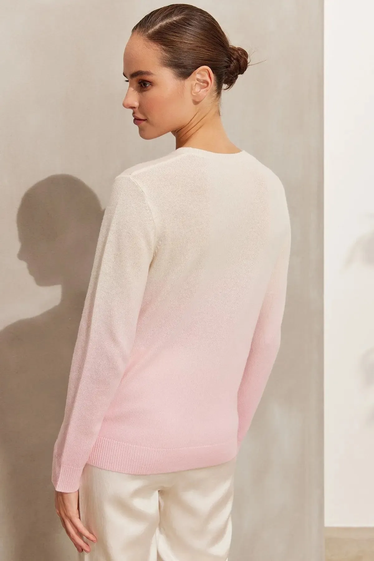 dustyy Rose Cashmere and Wool Women's Sweater