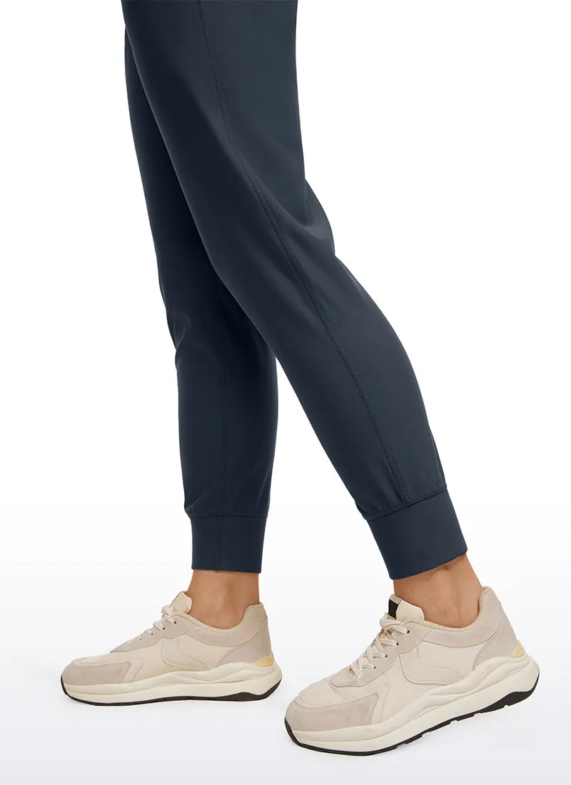 Fleece Lined Soft Workout Joggers with Pockets 27.5"