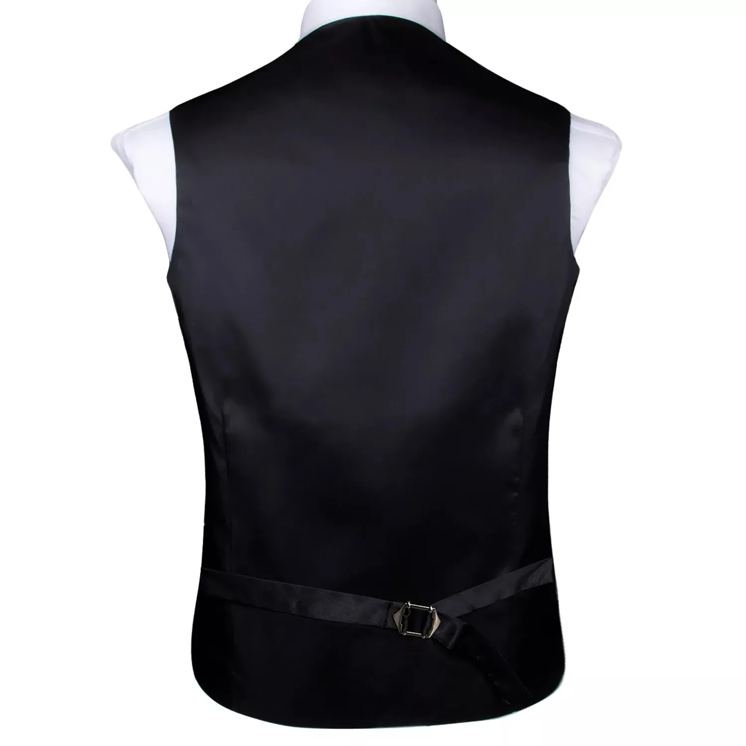 Funki Buys | Vests | Men's Formal 4 Pcs Silk Slim Waistcoat Sets