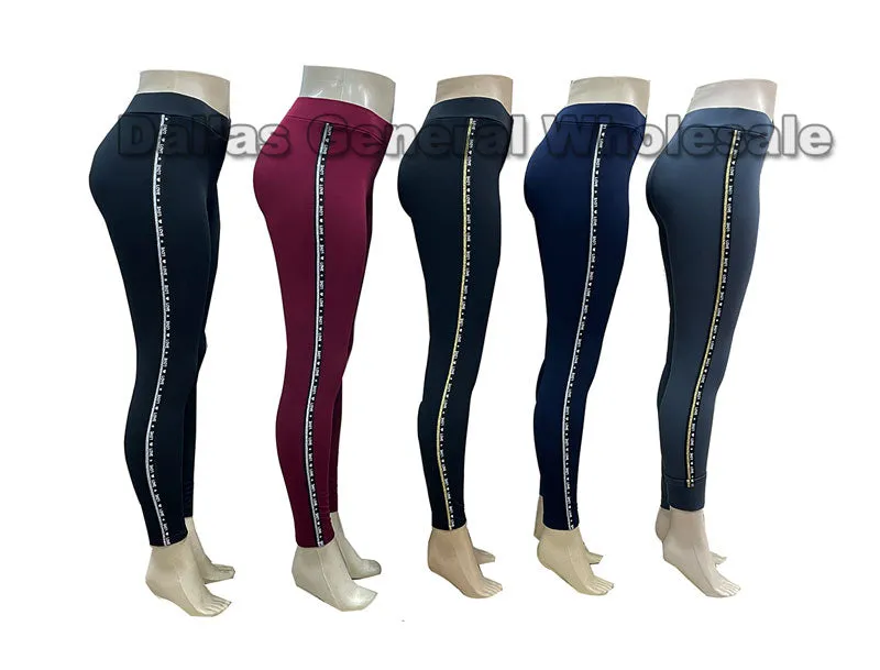 Ladies Casual Pull On Thermal Leggings Wholesale