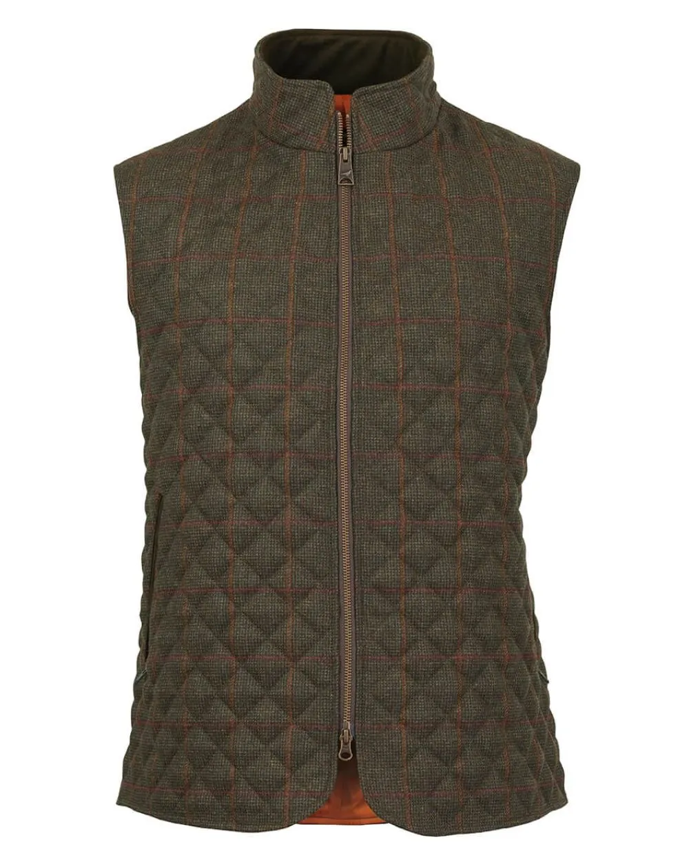 Laksen Hastings Tweed Quilted Vest