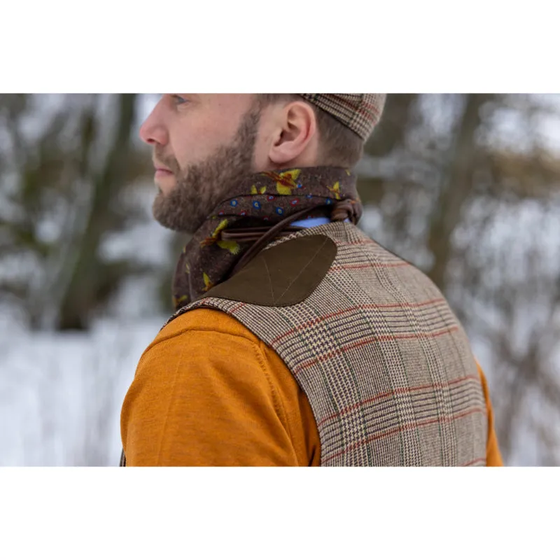 Laksen Leith Mens Tweed Shooting Vest - Cavendish Tweed