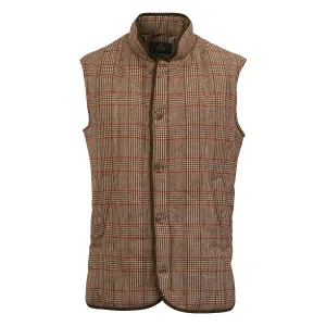 Laksen Men's Cavendish Tweed Vertical Quilted Vest