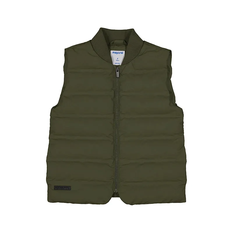 Lightweight Quilted Vest, Moss