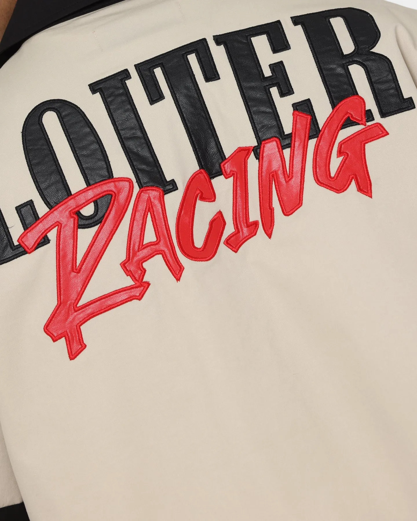 Loiter Daytona Mechanic Button Up Shirt Stone