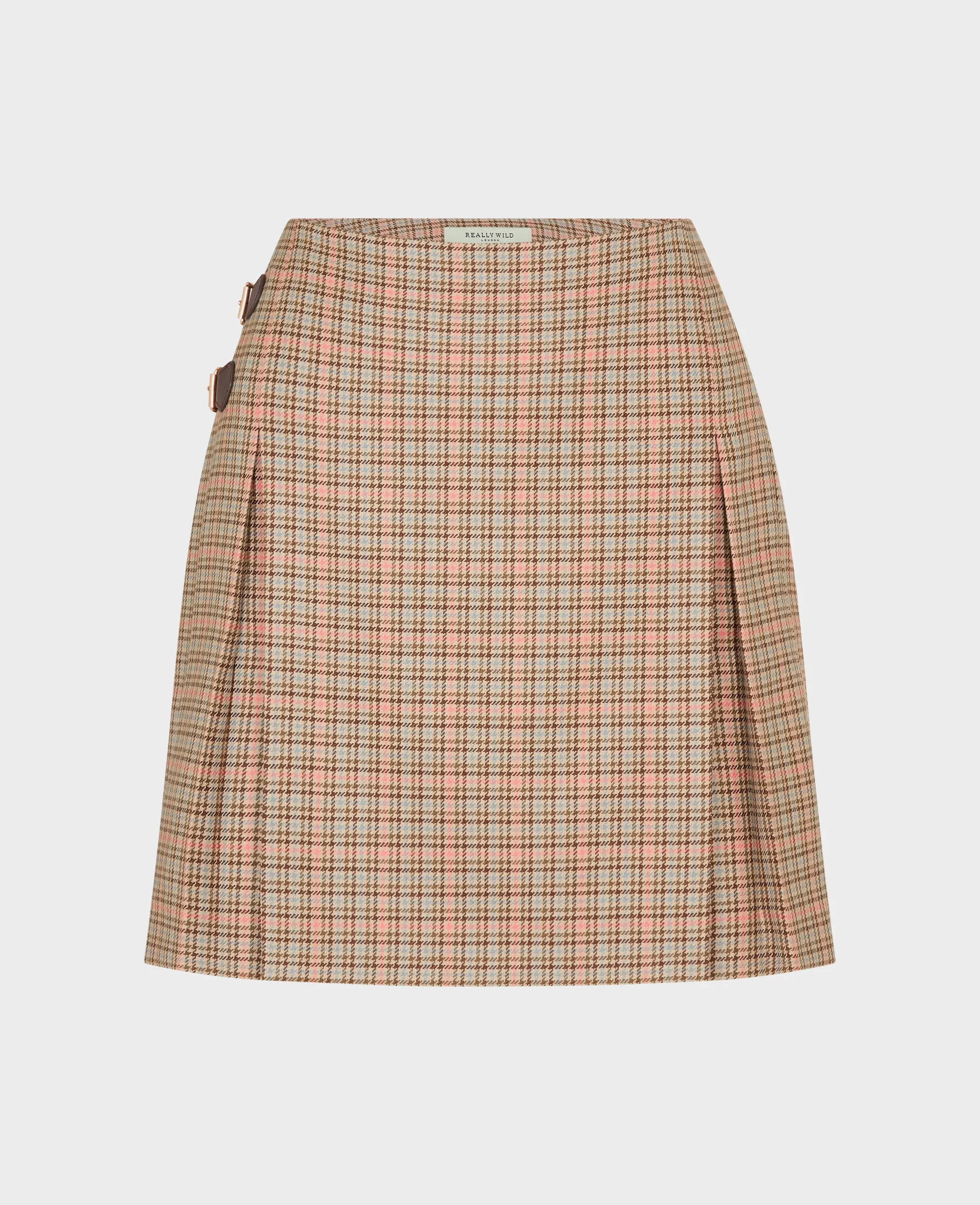 Maeve Check Kilt Skirt