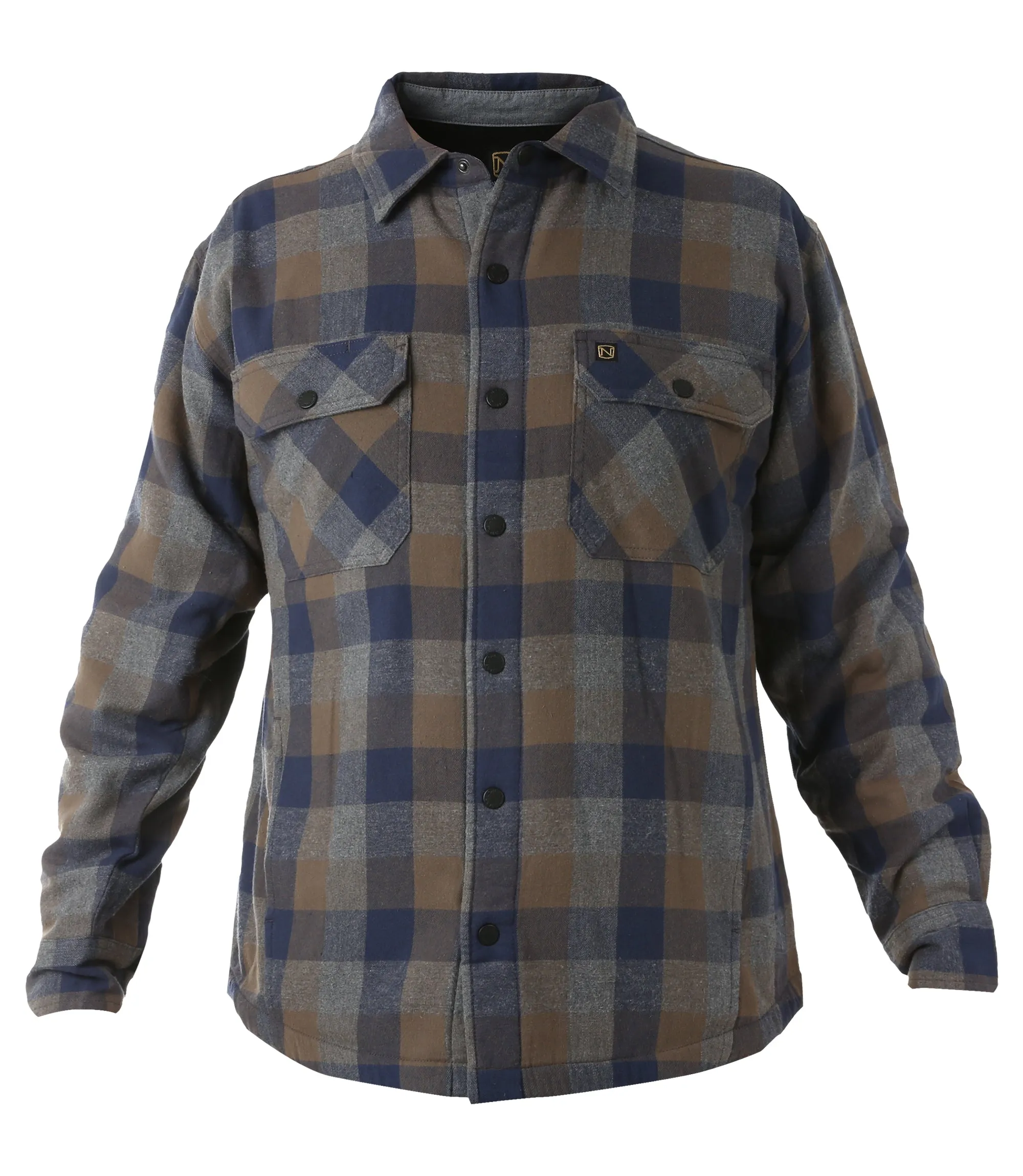 Men's Fleece Lined Flannel Shirt Jacket