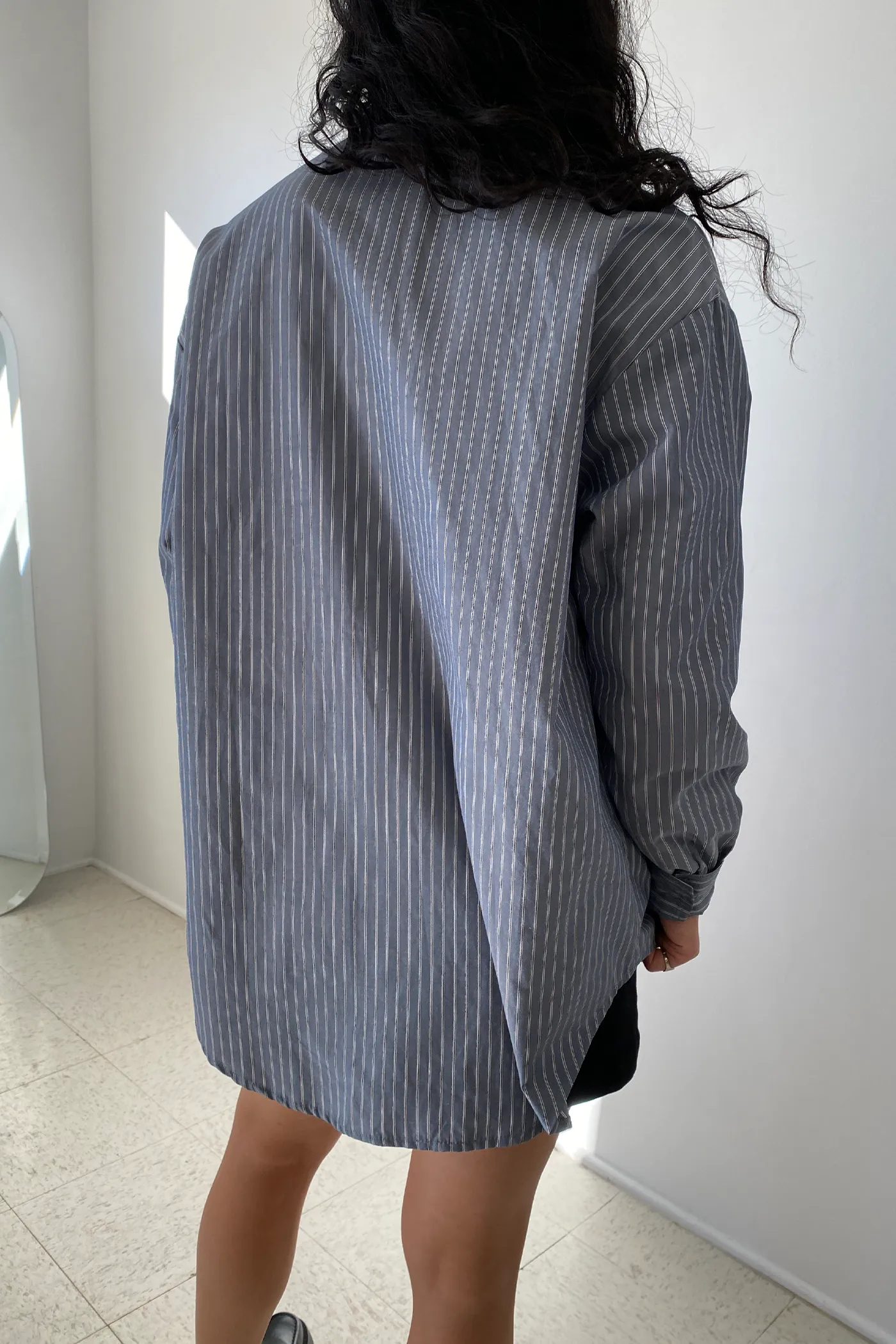 Pin Stripe Long Sleeve Top