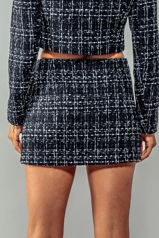 Plaid Enchantment Mini Skirt