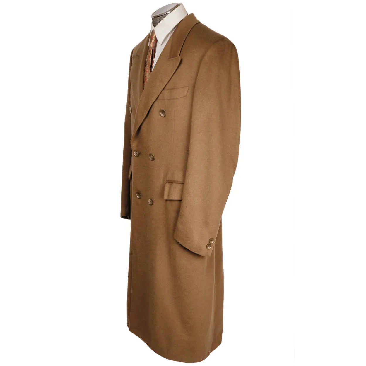 Pure Cashmere Mens Overcoat Ermenegildo Zegna Italy Coat Large Tall