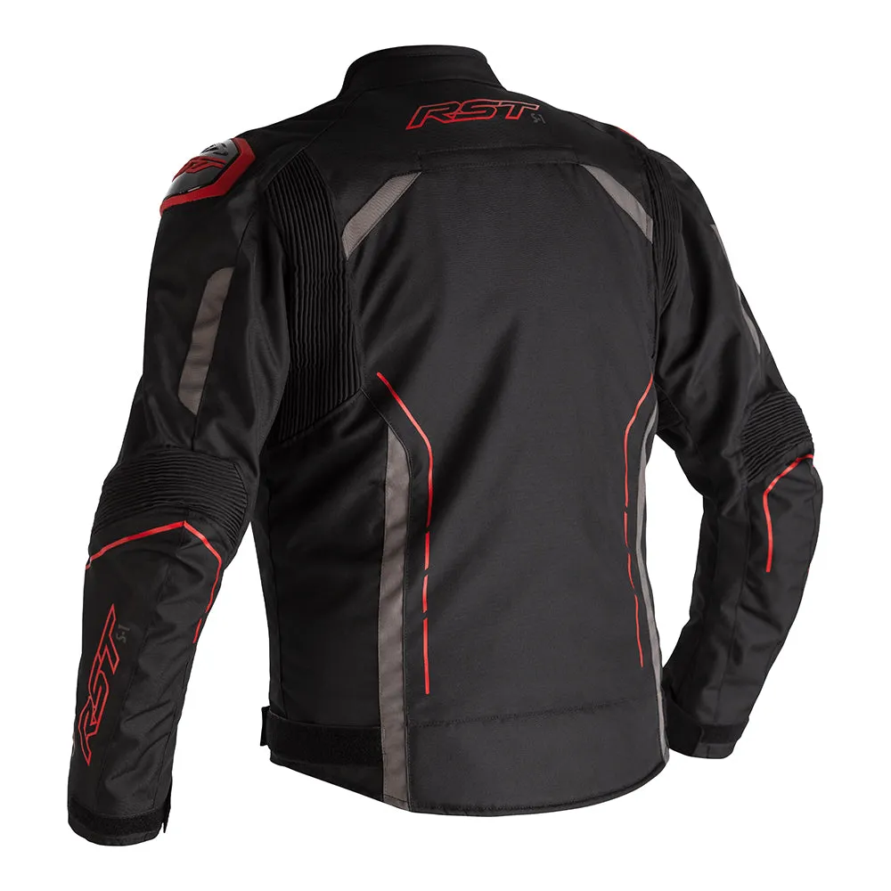 RST S-1 CE TEXTILE JACKET [BLACK/GREY/RED]