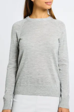 SAMMY RAGLAN SLEEVE CREWNECK IN CASHMERE