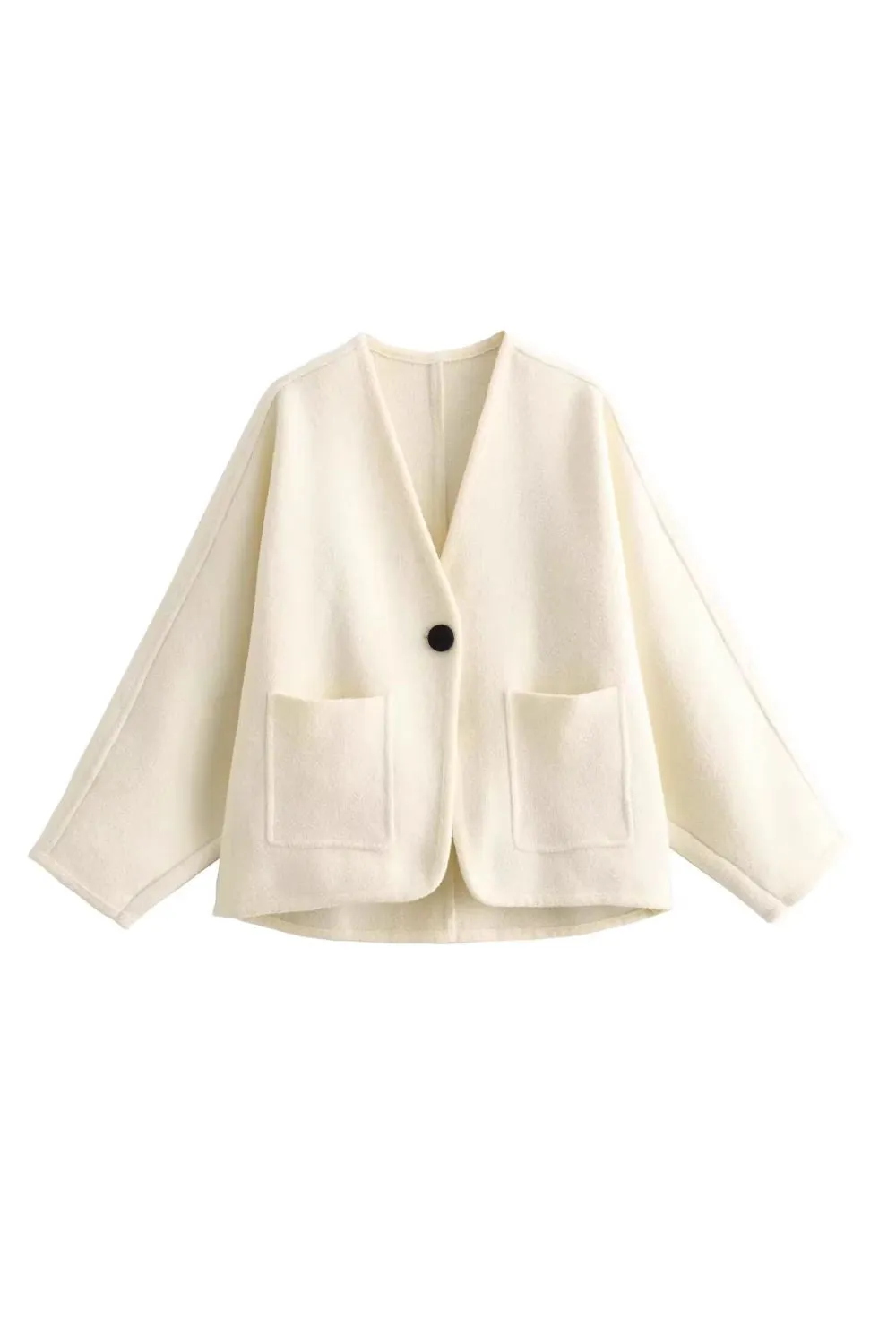 'Shirley' Double-Faced Cashmere Short Coat