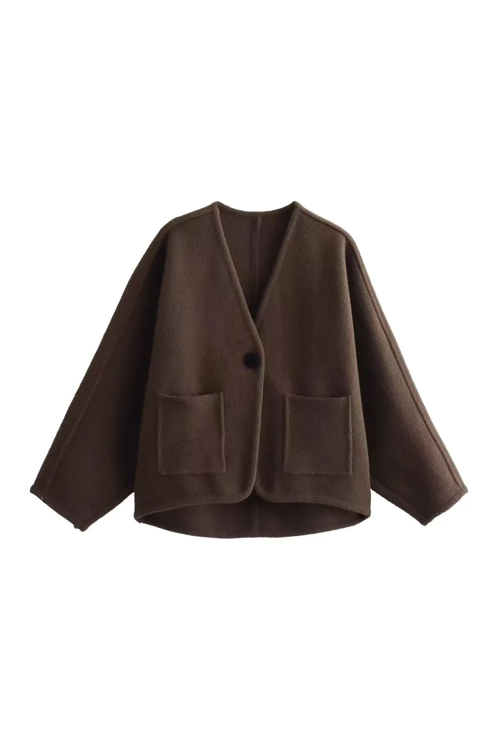 'Shirley' Double-Faced Cashmere Short Coat