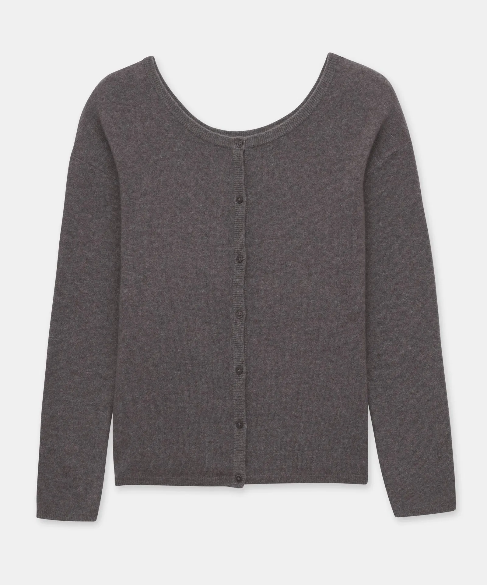 Signature Cashmere Open Neck Cardigan