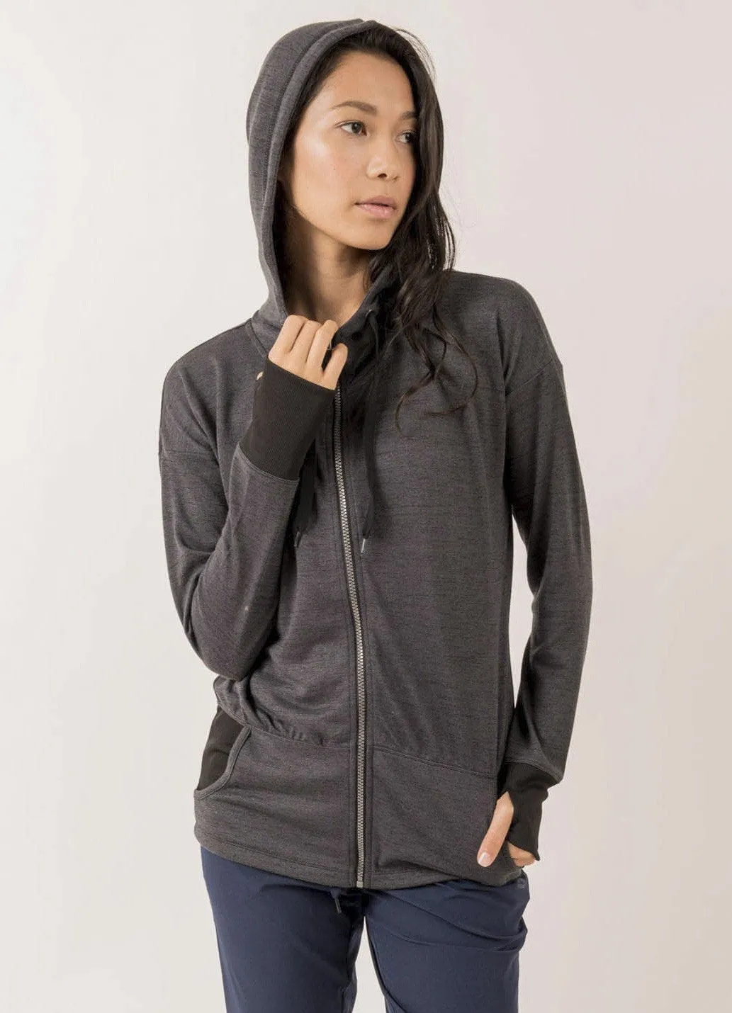 Stratus Essential Hacci Zipped Hoodie