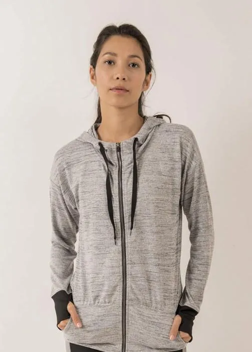 Stratus Essential Hacci Zipped Hoodie