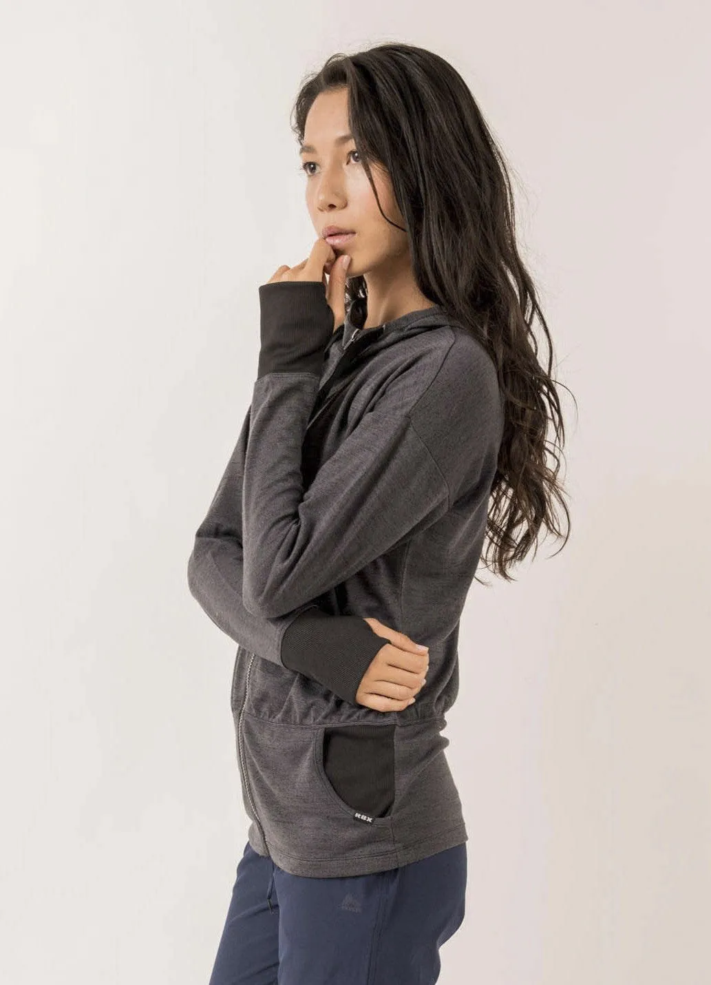 Stratus Essential Hacci Zipped Hoodie