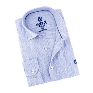 The Boardwalk Linen Button Down Shirt - Ocean Blue