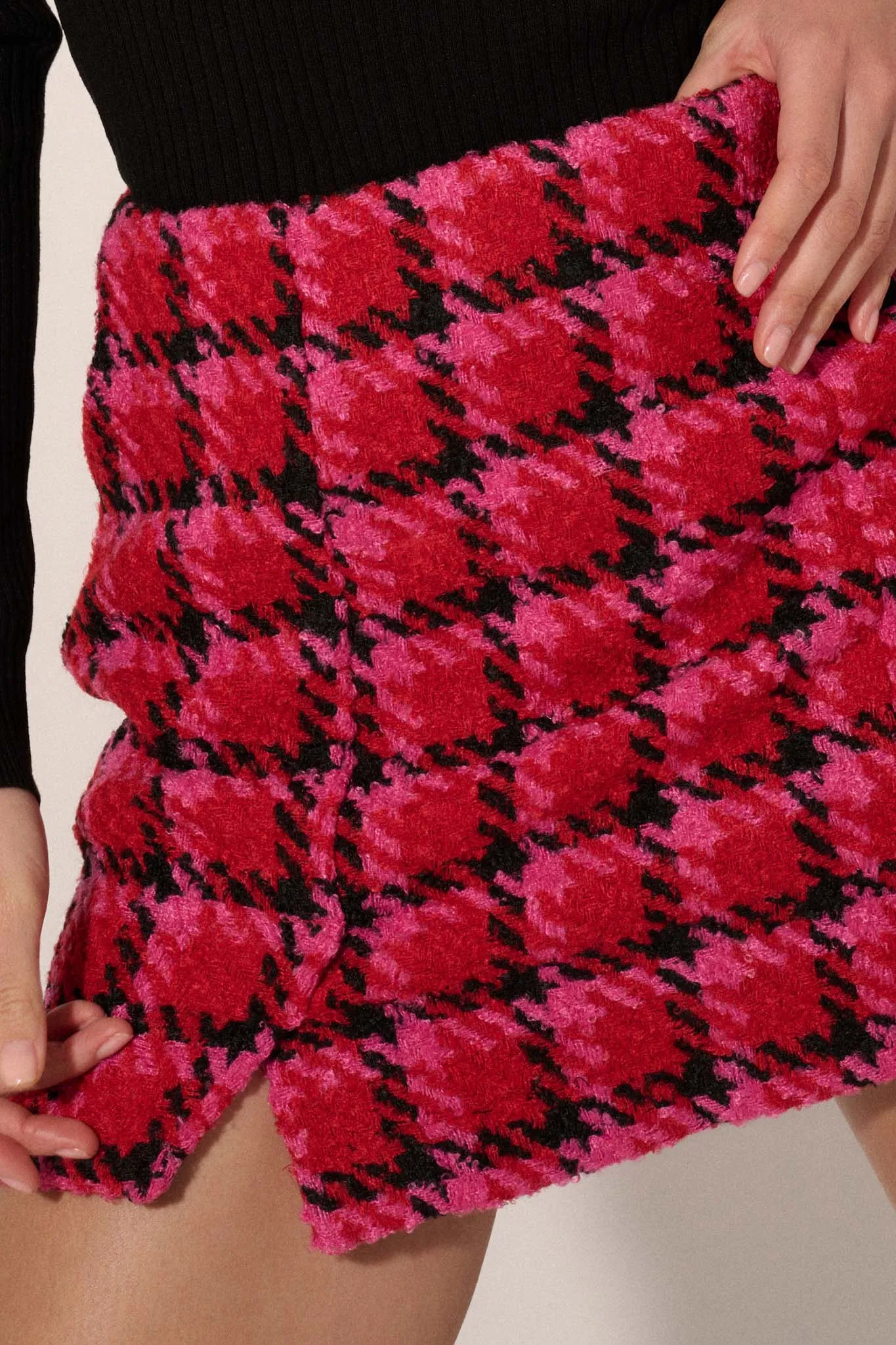 Upper East Side Tweed Mini Skirt