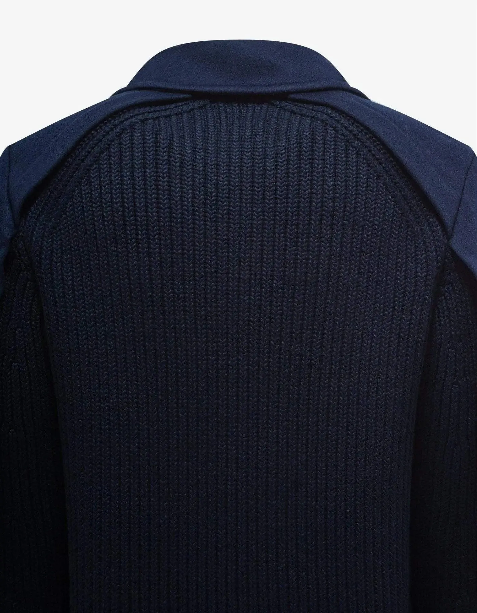 Valentino Garavani Navy Blue Double-Breasted Wool Jacket