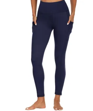 Veronica Fleece Lined Women's Plus-Size Leggings Navy Sizes 8 - 26