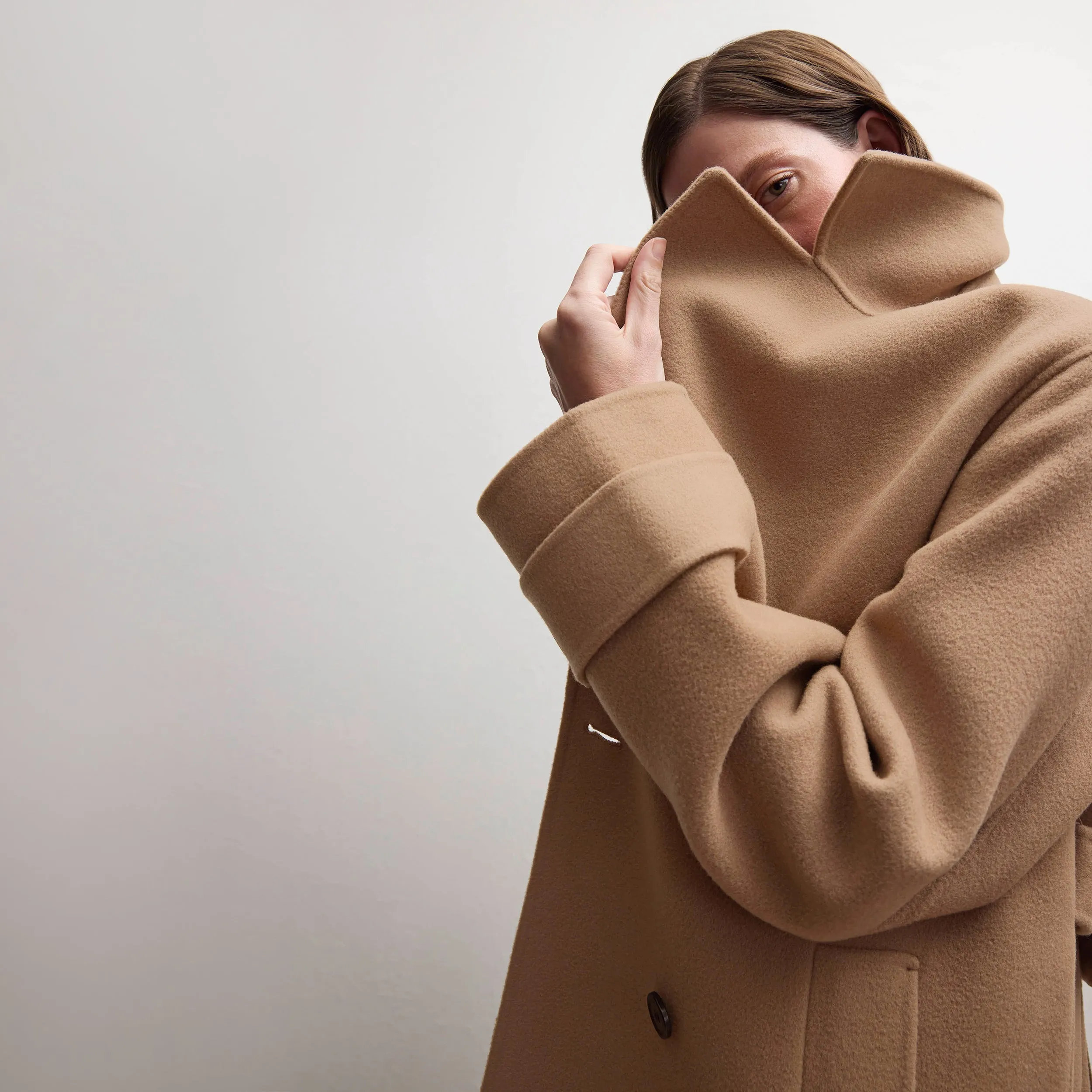 Viola Coat - Double-Face Wool :: Camel