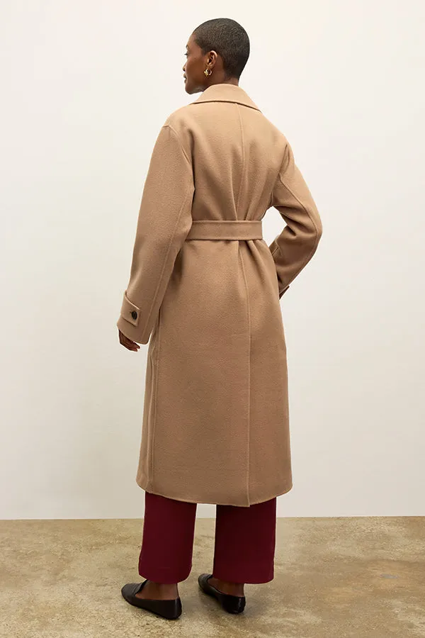 Viola Coat - Double-Face Wool :: Camel