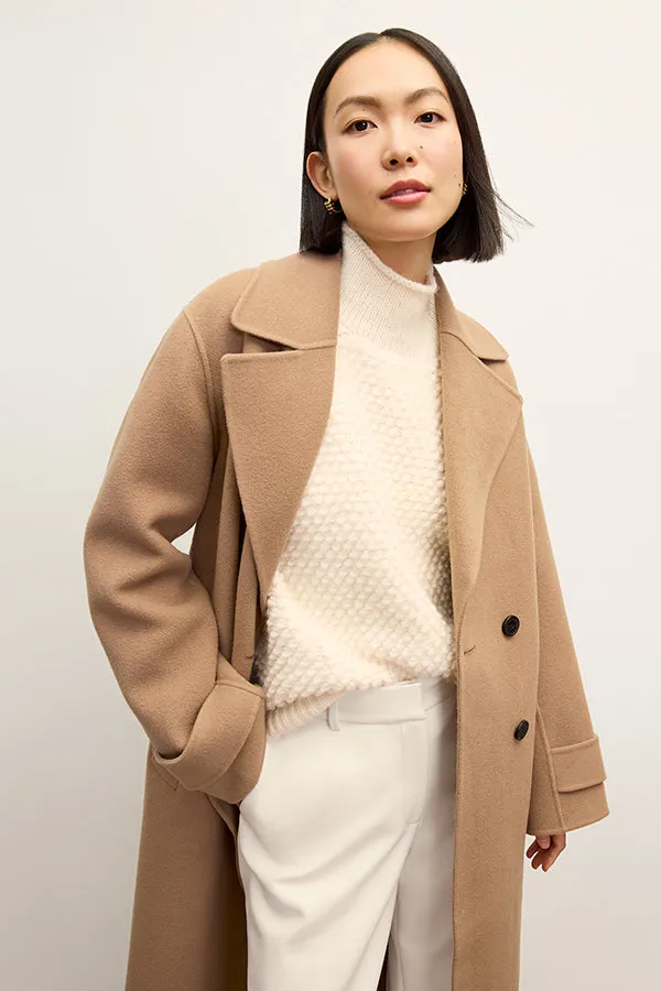 Viola Coat - Double-Face Wool :: Camel