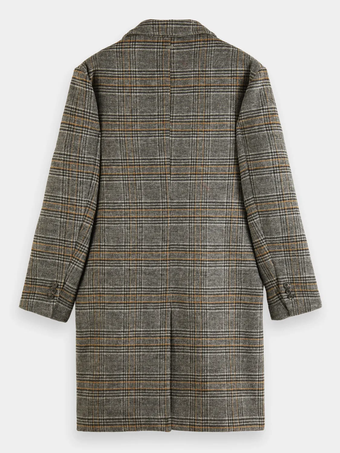 Wool blend overcoat