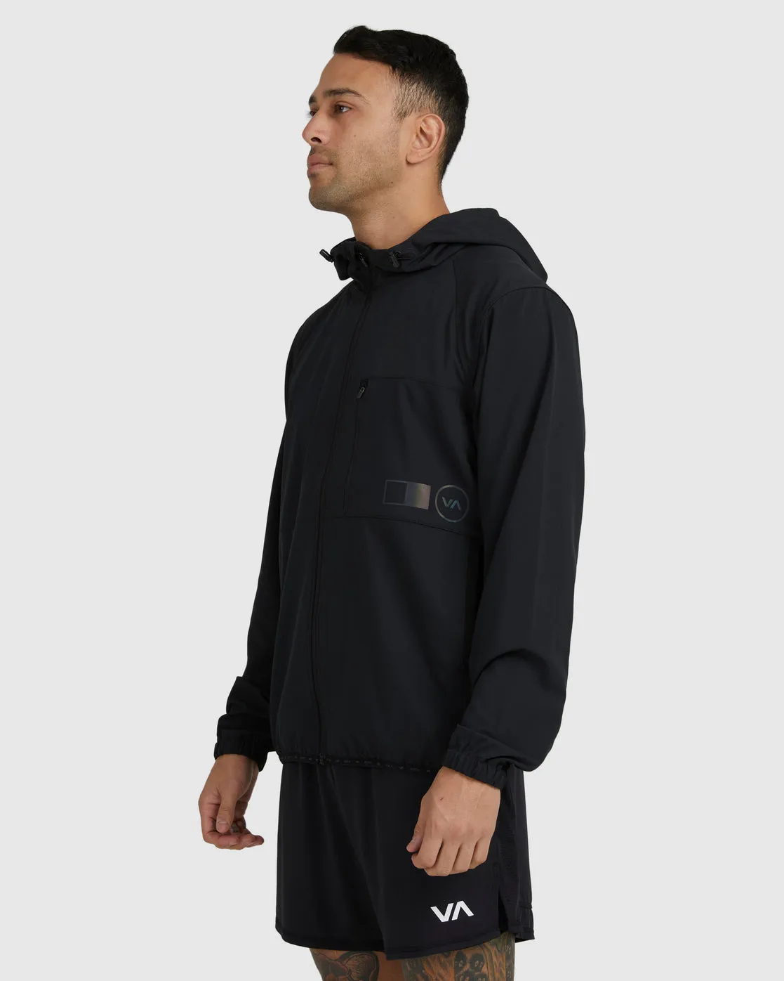 Yogger Zip-Up Hooded Jacket II - Black Multi