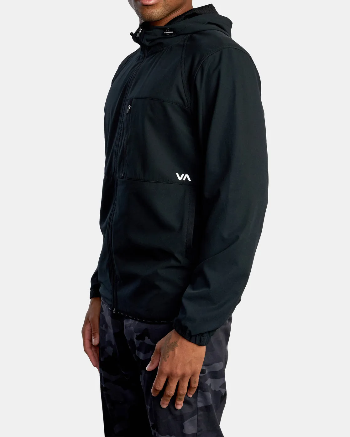 Yogger Zip-Up Hooded Jacket II - Black