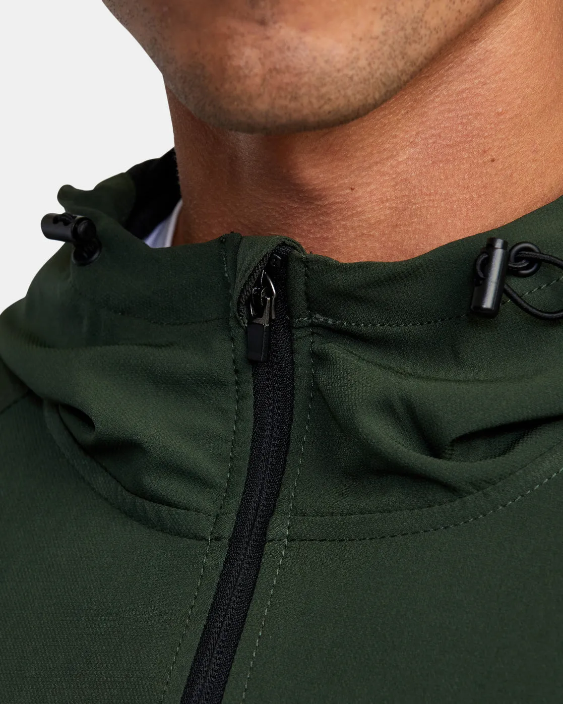 Yogger Zip-Up Hooded Jacket II - Dark Olive